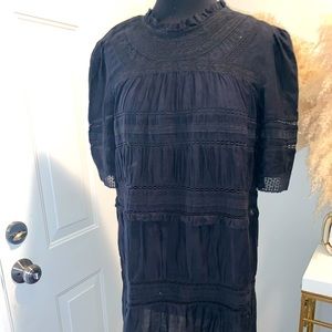 Designer lace babydoll dress